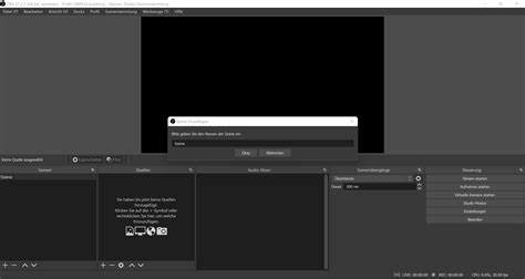 Szenen in OBS Studio Schritt für Schritt Tutorial OWN3D