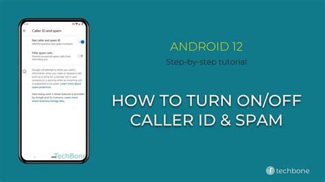 How To Turn Onoff Caller Identification And Spam Android 12 Youtube