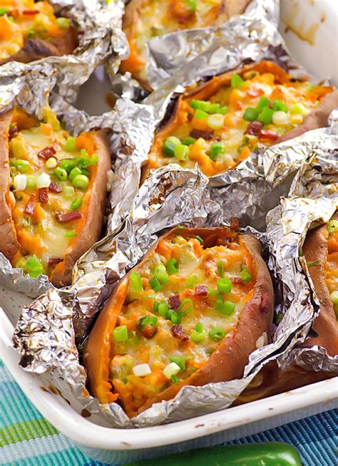 Enjoy them with butter, salt & pepper, or use them in your favorite baked sweet potato recipes. Twice Baked Jalapeno Sweet Potatoes Recipe | KeepRecipes ...