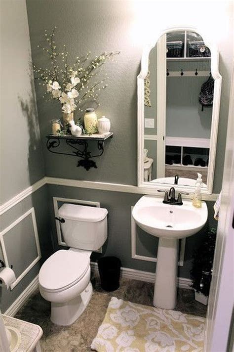Crazy And Beautiful Tiny Powder Room With Color And Tile 22