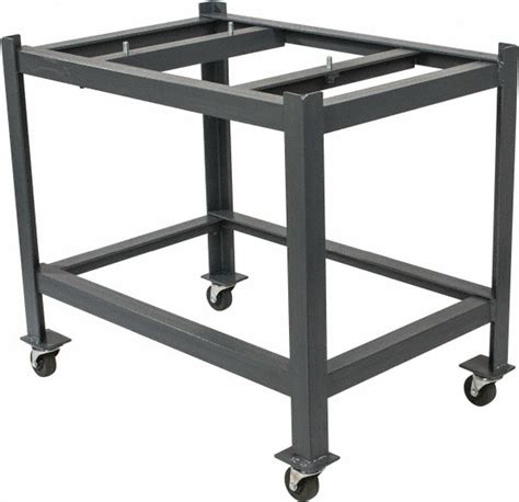 Precise Heavy Duty Steel Stand W Rollers 24 X 36 For Granite