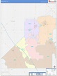 Kings County, CA Wall Map Color Cast Style by MarketMAPS - MapSales.com