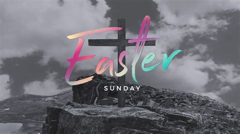 The Cross Easter Sunday Motion Video Background