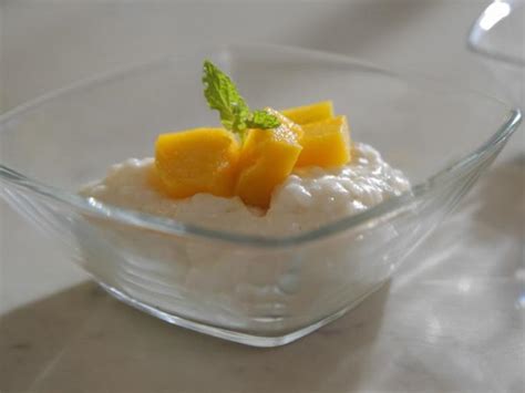 Coconut Rice Pudding With Mango Recipe Daphne Brogdon Food Network