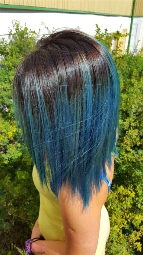 20 Blue And Pastel Blue Ombré Ideas For Hair Extensions 2022