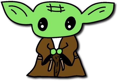 Download Clipart Baby Yoda Picture Yoda Cartoon Simple Clipartkey