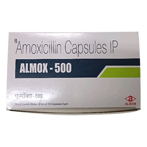 500mg Amoxicillin Capsules Ip At Rs 650box Almox Amoxicillin Capsule
