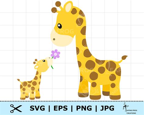 Detalles más de 85 jirafa mama y bebe dibujo última camera edu vn