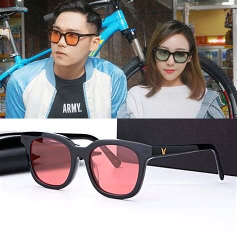 Korea Retro Sunglasses Brand Designer Gentle Square Sunglasses Men Summer Style Color Lens Sun
