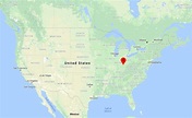 Where is Cincinnati, Ohio? / Location Map of Cincinnati City