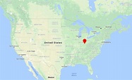 Where is Cincinnati, Ohio? / Location Map of Cincinnati City