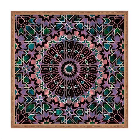 Fez Moroccan Tiles 4g Square Tray Schatzi Brown