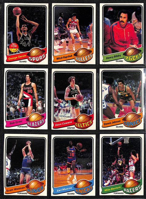 Lot Detail 1979 80 Topps Basketball Card Set 132 Cards