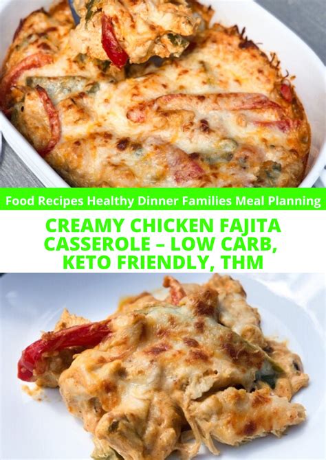 Put chicken into casserole dish. CREAMY CHICKEN FAJITA CASSEROLE - LOW CARB, KETO FRIENDLY, THM