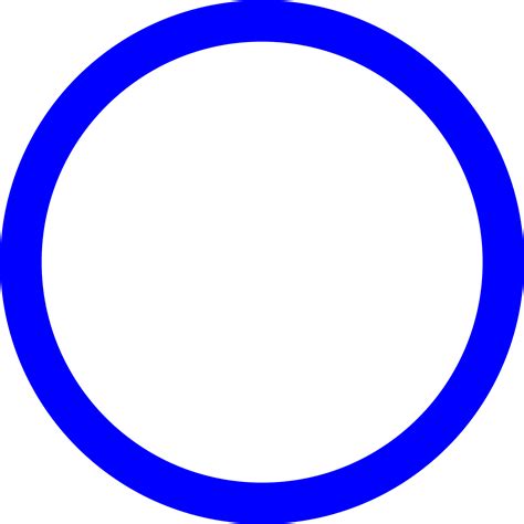 File Cercle Bleu Svg Wikimedia Commons Open Blue Hollow Circle Png