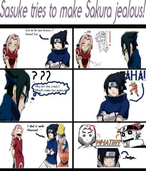 Funny Naruto Comics Sasuke Tries To Make Sakura Jealous Wattpad