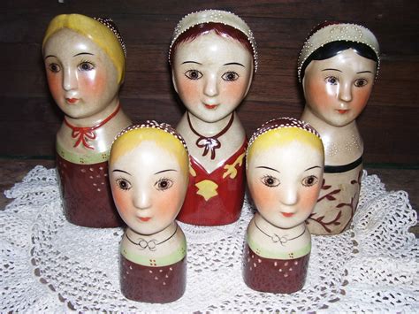 Country Hearth Interiors Porcelain Doll Heads Busts