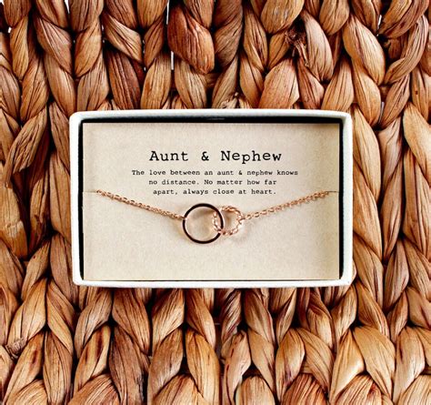 Aunt And Nephew Necklace Aunt Nephew Gift Aunt Nephew Etsy