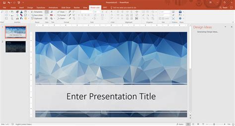 How To Make A Modern Low Poly Powerpoint Template Quickly And For Free