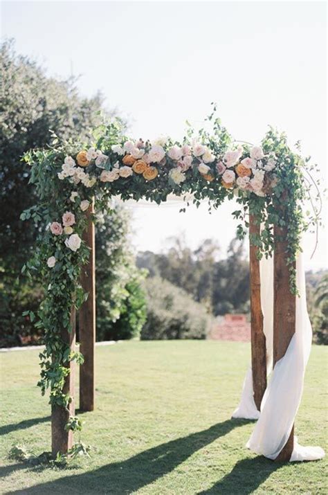 30 Best Floral Wedding Altars And Arches Decorating Ideas Garden
