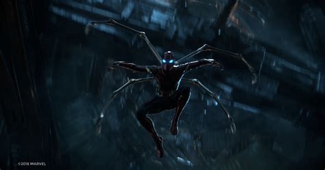 2560x108020 Tom Holland As Spider Man Iron Spider Suit Infinity War