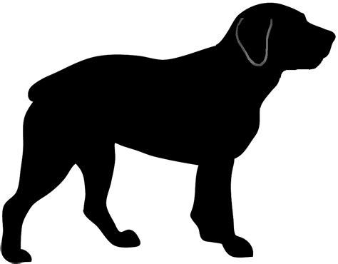 Dog Silhouette Svg Downloads Clip Art Library