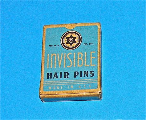 Star Invisible Hair Pins In Original 1 12 X 2 Box Womens Collection