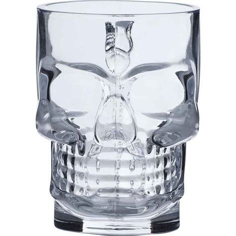 gothic skull drinking glass cc11740 medieval collectibles