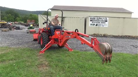 2012 Kubota B3200 Compact Tractor Loader Backhoe Bh77 Backhoe Hydro R4