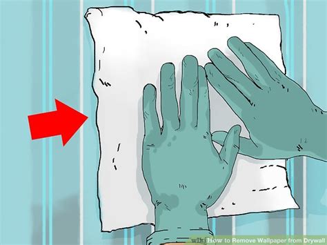 Follow the instructions as above: How to Remove Wallpaper from Drywall (with Pictures) - wikiHow
