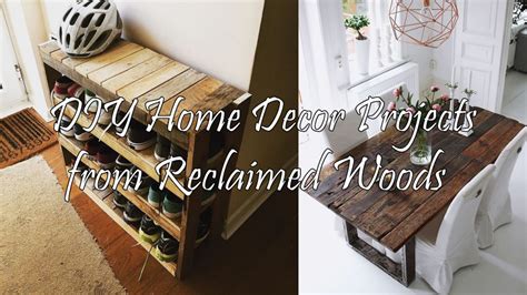 5 Diy Home Decor Projects From Reclaimed Woods Simphome