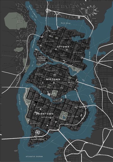 Batman Arkham City Map Map With Cities