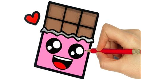 easy cute candy drawing chocolate draw step bodegawasuon