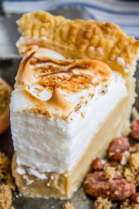 And finally for once the saying is pour chocolate mixture into oreo crust and spread into an even layer. Butterscotch Pie with Meringue Topping from The Food ...