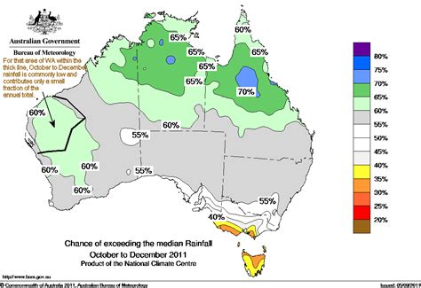 Probability Of Exceeding Median Rainfall Click On The Map For A