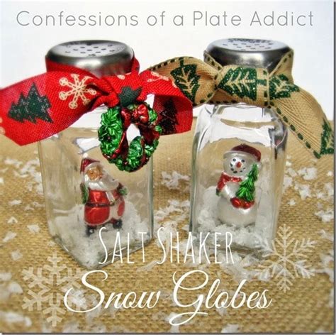 Confessions Of A Plate Addict Fun And Easy Salt Shaker Snow Globes
