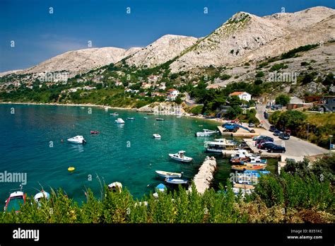Stara Baska Bucht Auf Der Insel Krk In Kroatien Stockfotografie Alamy