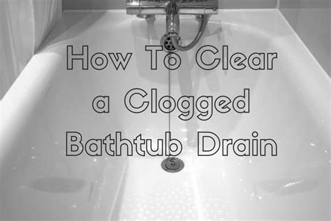 Do you also have a clogged bathtub drain? How To Clear A Clogged Bathtub Drain | Xion Lab