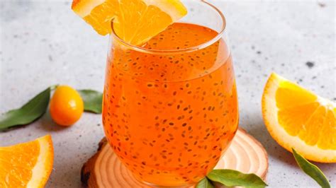 ¡agua De Mandarina Con Chía Prepara Esta Refrescante Bebida Detox Con