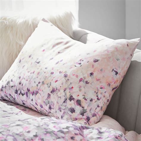 Monique Lhuillier Cherry Blossom Sateen Duvet Cover Pottery Barn Teen