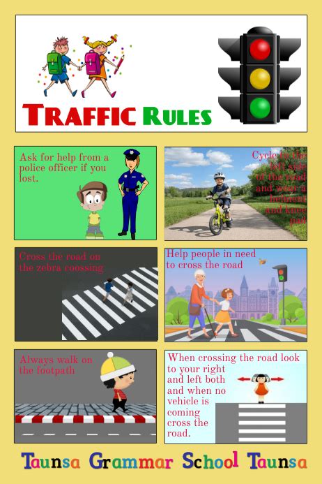 Traffic Rules Template Postermywall