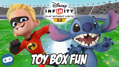 Dash And Stitch Disney Infinity 30 Toy Box Fun Gameplay Youtube