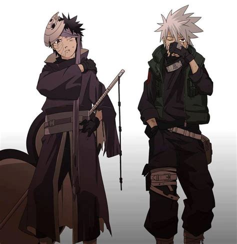 Kakashi And Obito Kakashi And Obito Anime Naruto Naruto