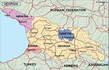 georgia political map | Order and download georgia political map