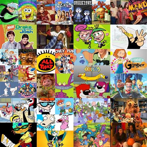 Buy Early 2000s Showscartoons Aesthetic Picture Collage Online In