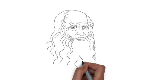 Leonardo Da Vinci Easy Drawings And Coloring Page How To Draw Leonardo