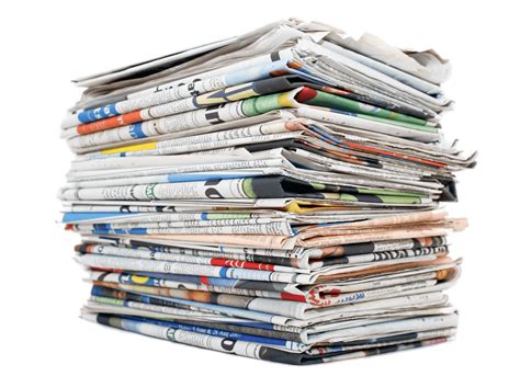 Pile Of Newspapers Transparent Png Stickpng