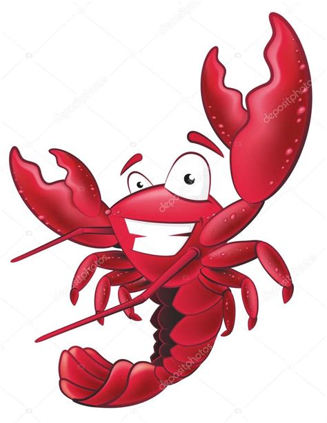 Cute Lobster Character Stock Vector Image By Jorgenmac