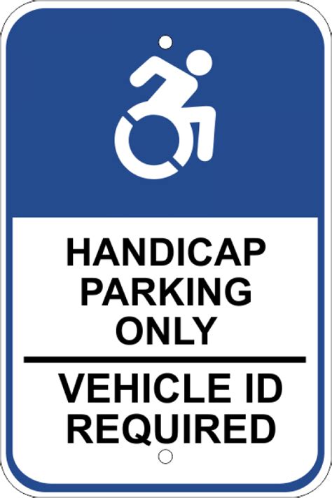 Handicapped Reserved Parking Sign Png Transparent Background Images