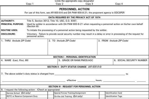 Da Form 1172 2 1 Da Form 4187 Free Download In 2020 Funeral Program